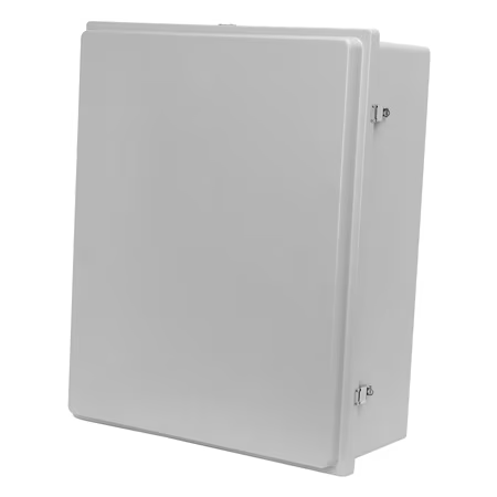 Compact, wall mounted fiberglass enclosure - Fiberglass vs. Polycarbonate Electrical Enclosures: A Comprehensive Comparison - E-Abel - E-Abel Boîtier compact en fibre de verre à montage mural