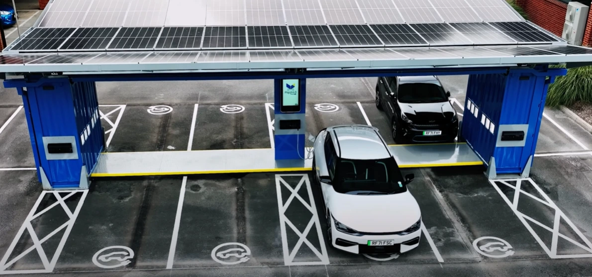 solar powered ev charging station - Custom Commercial EV Charger Enclosures with Viewing Window - E-Abel - E-Abel - Knowledge Hub - E-Abel - E-Abel borne de recharge pour véhicules électriques alimentée à l'énergie solaire