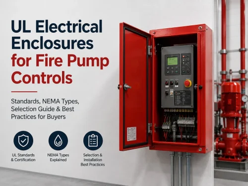 UL fire pump control enclosure guide cover image - E-Abel - Leading Electrical Enclosure Manufacturer - E-Abel - E-Abel - Leading Electrical Enclosure Manufacturer - E-Abel UL fire pump control enclosure guide cover image